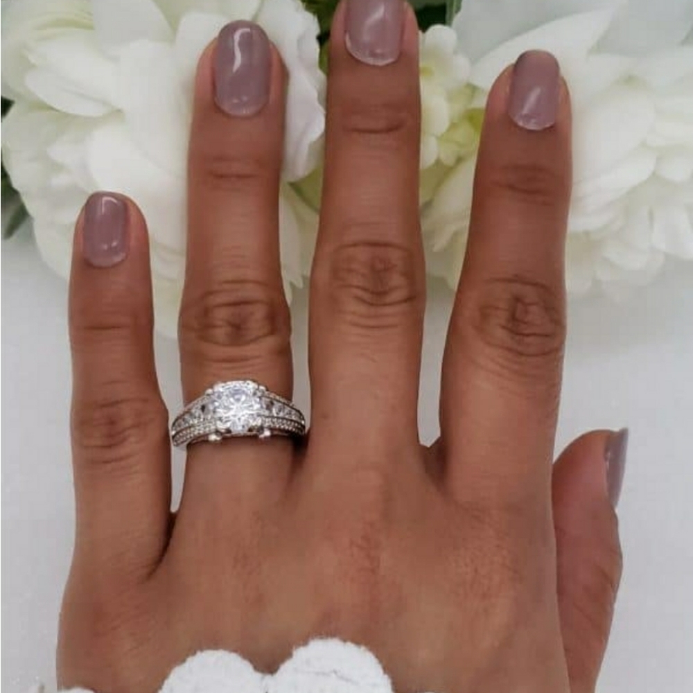 😍 ESTINE ENGAGEMENT RING - Picture 2 of 4